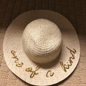 Crazy 8 Girl’s Beach Straw Beach Hat Size 7-14